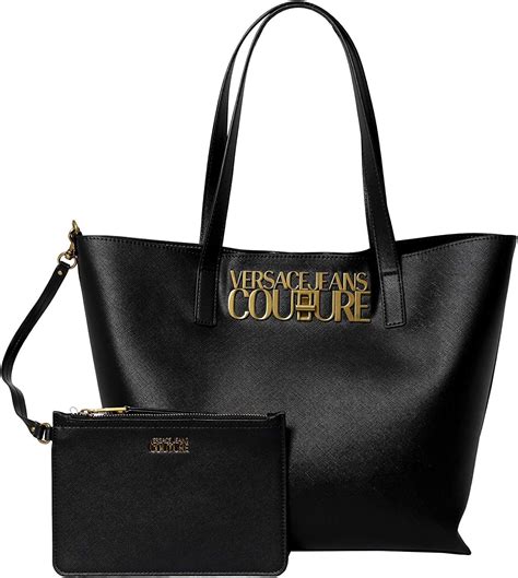 versace jeans linea textured tote bag|Versace Jeans bags for women.